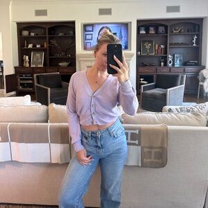 Forever 21 Purple Cardigan Sweater